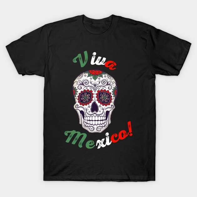 Viva Mexico! Vintage World Team Mexico Fans Cup T-Shirt by Ligret